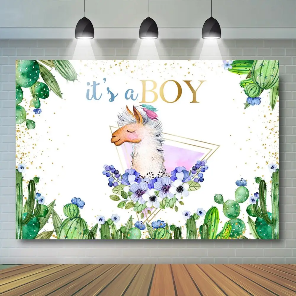 Фотофон С КАКТУСОМ ламой акварелью цветами для мальчиков и девочек | Электроника