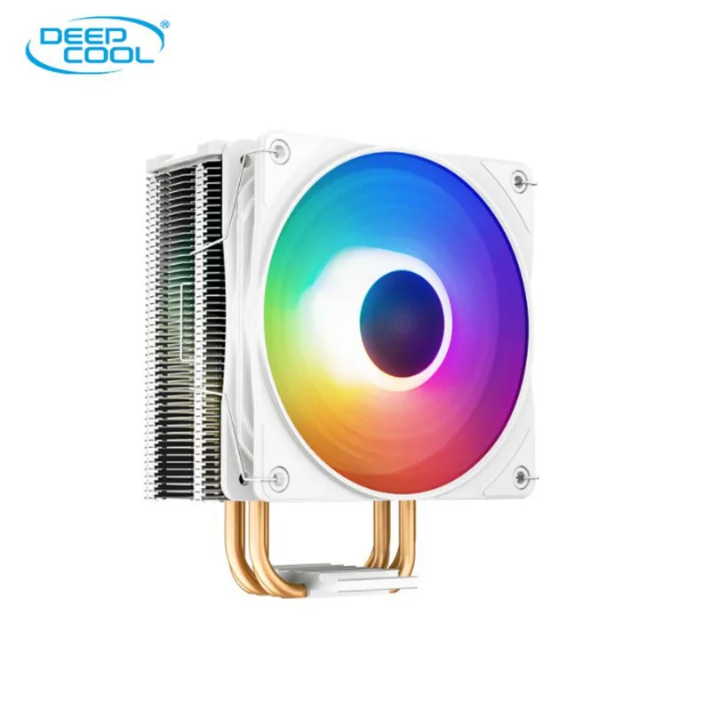 

DEEPCOOL GAMMAXX 400 XT white colorful version 4 heat pipe CPU air-cooled radiator 12CM PWM Silent Fan support AM4 LGA115X