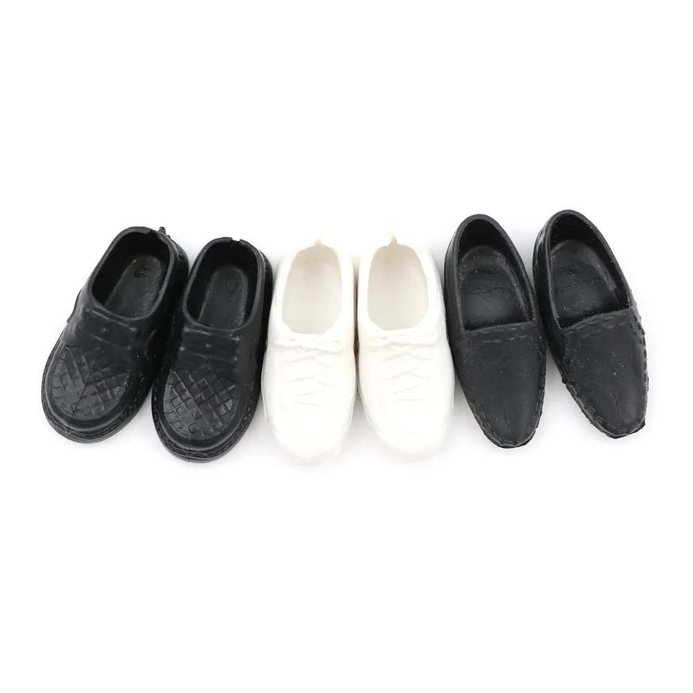 

High Quality 3 Pairs /Set Fashion Doll Shoes Heels Sandals For Dolls Accessories Baby Toy