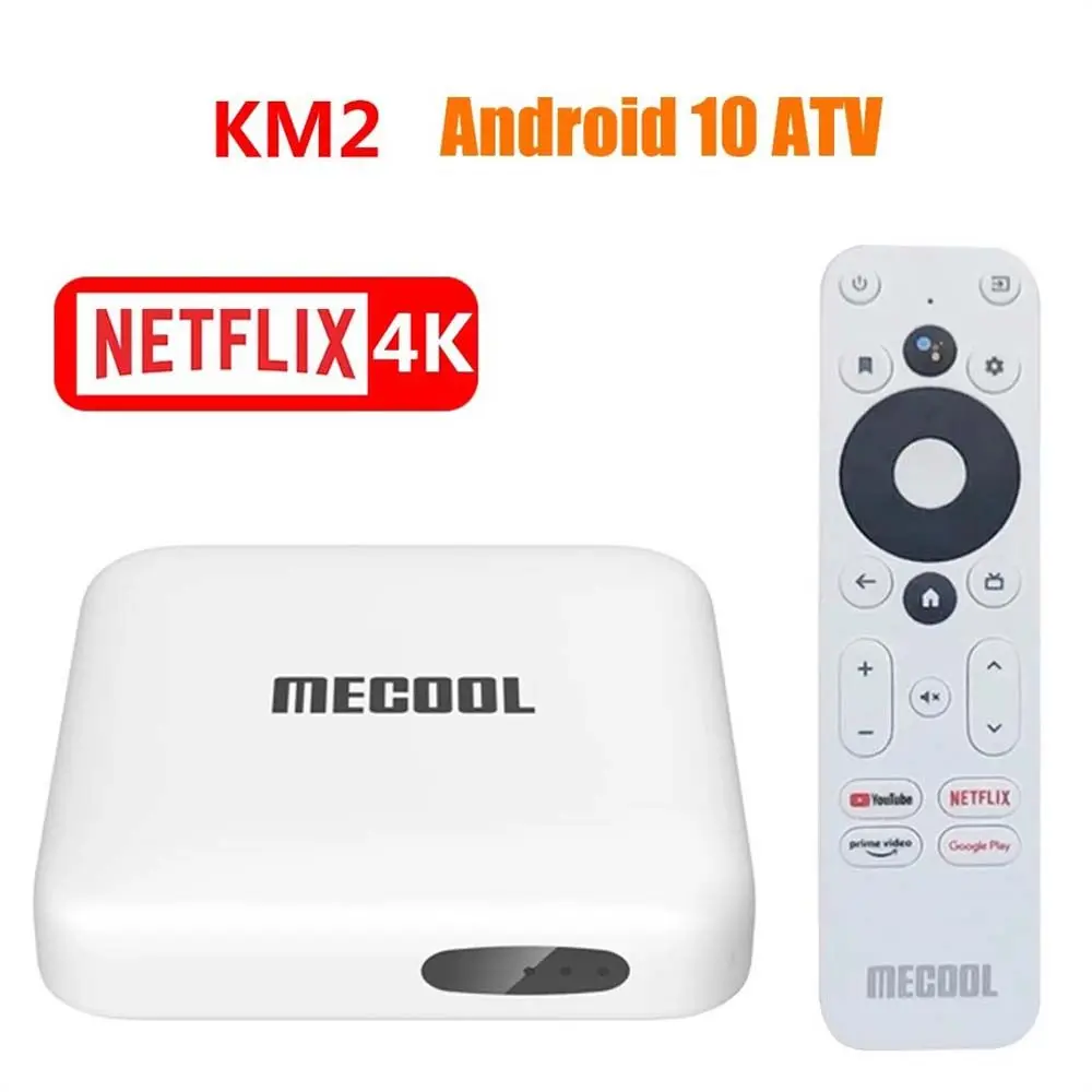 

Приставка Смарт-ТВ Mecool KM2, 2 + 8 Гб, Wi-Fi, Netflix