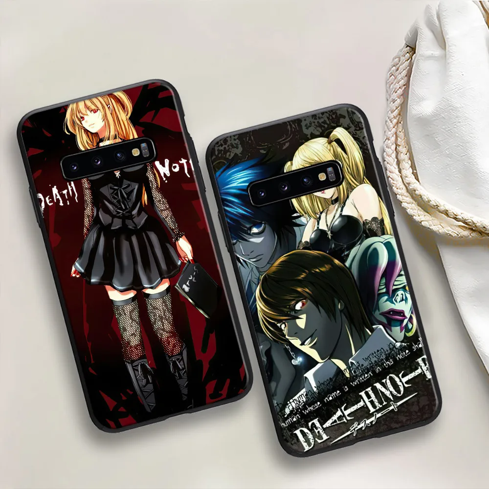 

Japan Manga Death Note Phone Case For Samsung Galaxy S8 S9 S10 Plus S10 S20 Lite Ultra Soft Case Funda Back Cover Anime MisaMisa