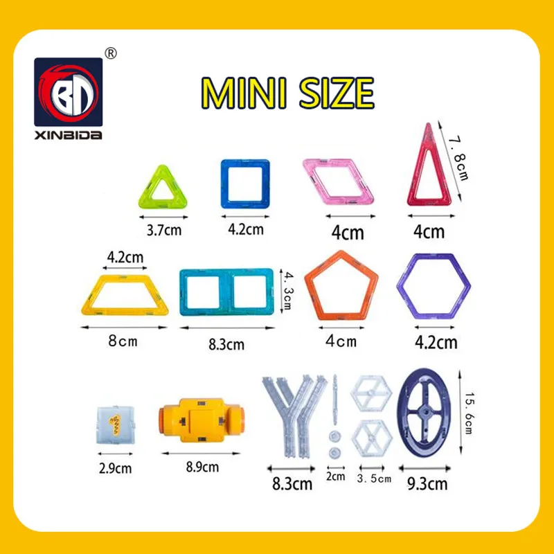 1 шт Мини Размеры Магнитный конструктор Строительные блоки запчасти оптом для