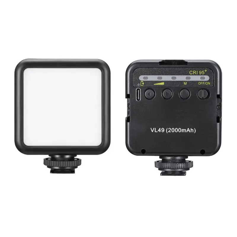 Upgraded Photographic Lighting 5500K soft light board 2000mAh 49 LED Video Photography Lights 1/4 Screw | Электроника