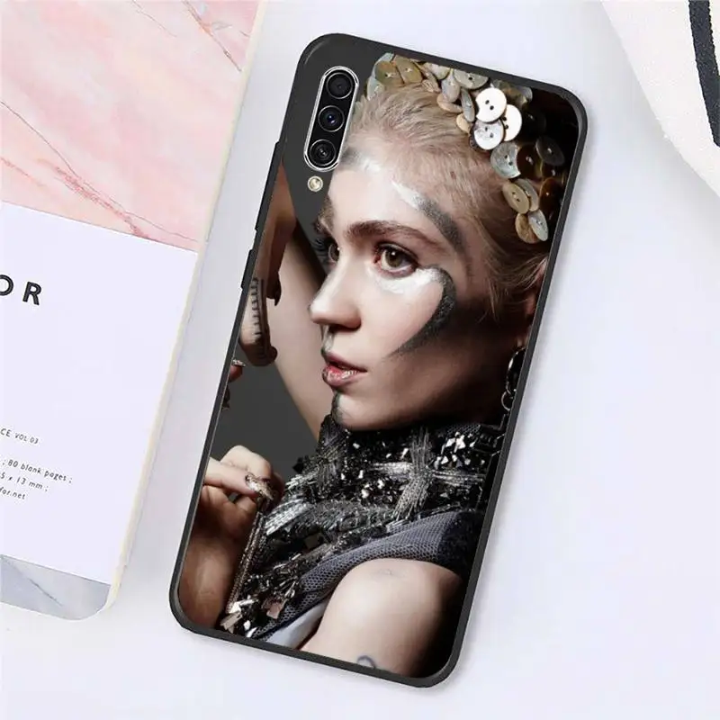 

Grimes female singer high quality Phone Case shell For Samsung galaxy A S note 10 7 8 9 20 30 31 40 50 51 70 71 21 s ultra plus