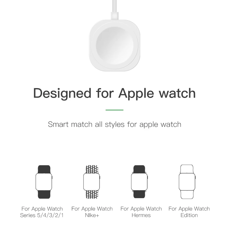 Беспроводное зарядное устройство KUULAA для Apple Watch 5 4 3 2 1 док-станция быстрой