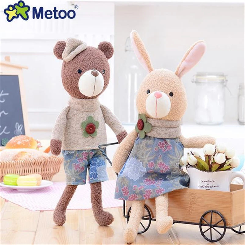 Новое поступление милая плюшевая кукла-Кролик Metoo 38 см | Игрушки и хобби