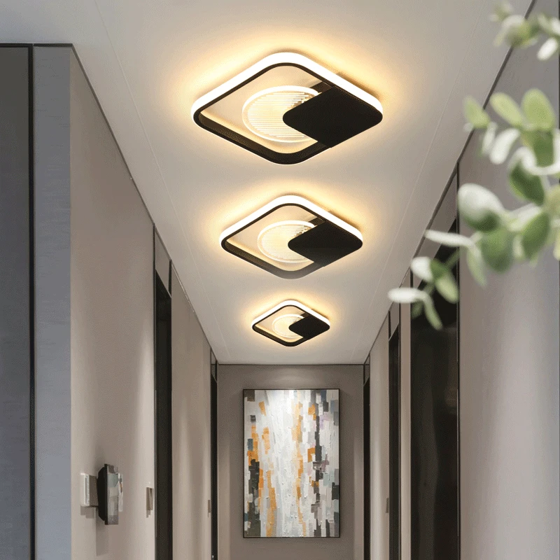 

Balcony Ceiling Lamp Nordic Porch Corridor Simple Modern Bedroom Lamps Led Ceiling Light Decorations For Home Home Lighting
