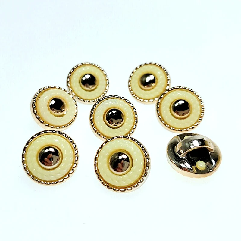light yellow HL 30/50/150 шт 13 мм новой PU искусственной пуговки с покрытием для конических фрез DIY Одежда Швейные аксессуары рубашка на пуговицах - Цвет: light yellow