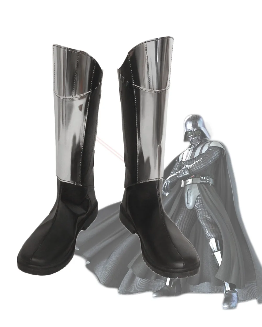 Черные рыцари обувь для косплея сделанные на заказ любого размера | Тематическая