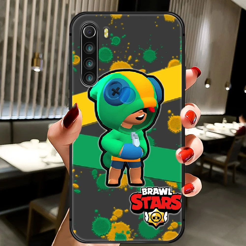 

Cartoon Game Stars Leon Crow Phone Case Cover Hull For XIAOMI Redmi 7a 8a S2 K20 NOTE 5 5a 6 7 8 8t 9 9s Pro Max black Etui Soft