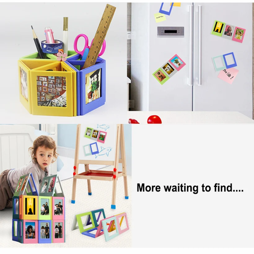 Фоторамка сделай сам магнитные строительные блоки фоторамки детские