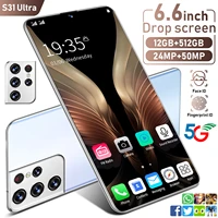 s31 ultra smartphone 2021 global version12512gb 6 6 inch 2448mp 10 core processor face fingerprint dual unlock 5g mobile phone