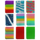 Новинка Блокнот из пузырчатой пленки силиконовый чехол с эффектом пуш-апа блокнот Студенческая Игрушка антистресс подарок для детей