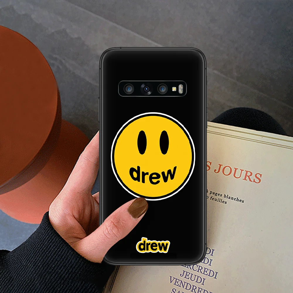 

Justin Bieber Drew Phone Case For Samsung Galaxy Note S 8 9 10 20 Plus E Lite Uitra black Funda 3D Coque Pretty Cover Fashion