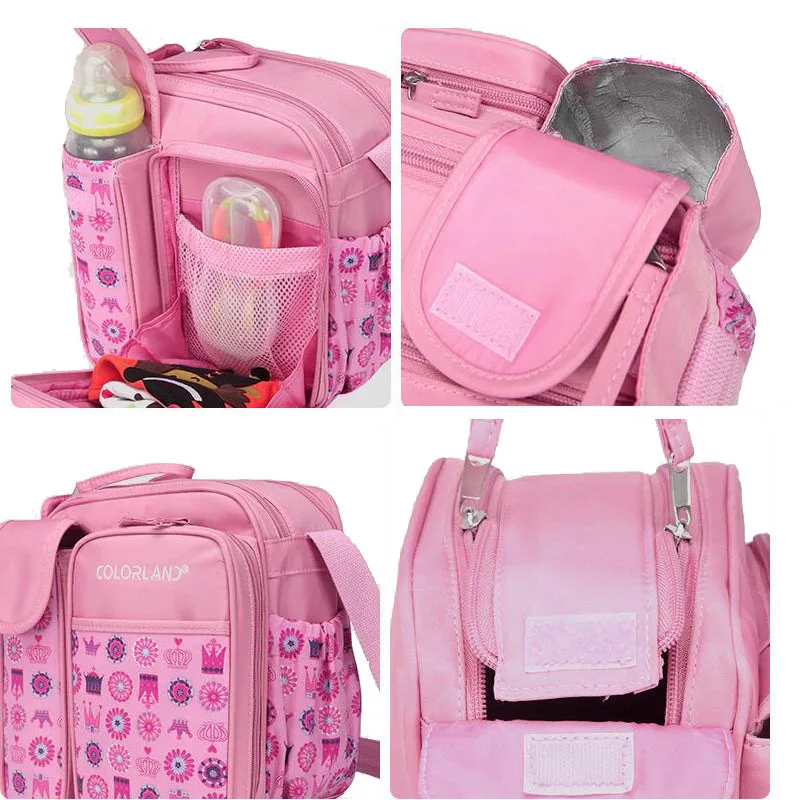 Многофункциональная сумка для мамы COLORLAND на одно плечо подгузников с изоляцией