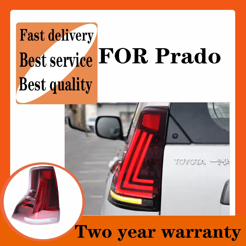 

LED Taillights for Toyota PRADO Tail Lamp 2010-2020 Rear Driving Light + Braking Light + Reversing Light