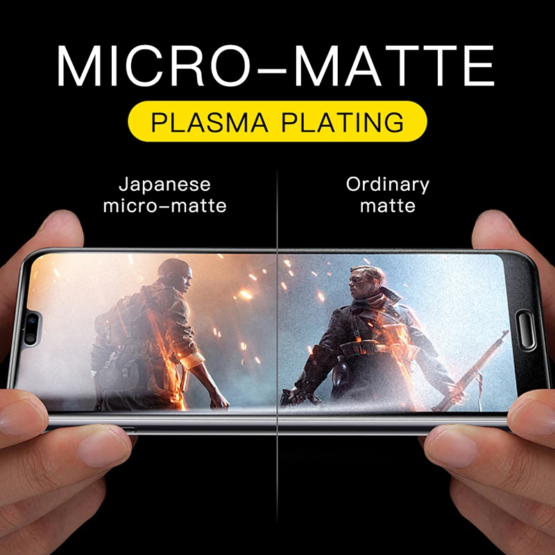 Матовое матовое закаленное стекло для Huawei P40 P20 Pro P30 Lite Honor 30 V30 20 10 защита экрана от
