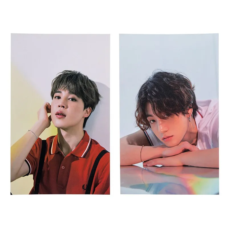 Поздравительные открытки сезона 2020 1 шт. V JIN RM SUGA JIMIN JUNGKOOK JHOPE Kpop 3D фотооткрытка