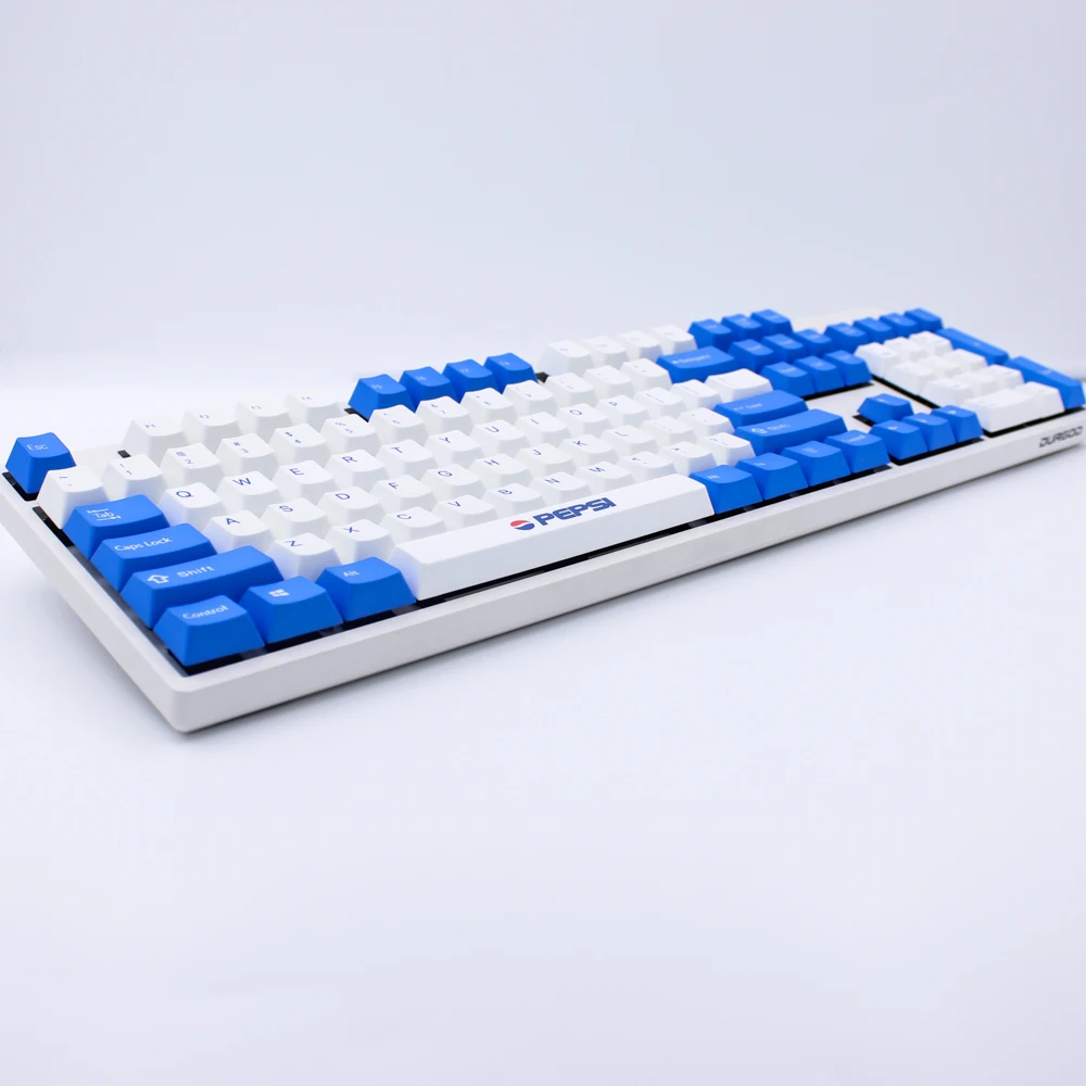 MP краситель-сублимированный PEPSI keycap 87/108 клавиш толстые клавишные колпачки pbt выключатель MX Cherry/NOPPOO/Флик механическая клавиатура колпачка