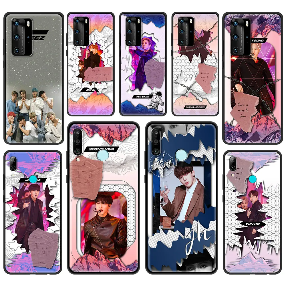 

Silicone Soft Case for Huawei P30 P20 P10 Pro P20 Lite P40 Pro Plus P Smart Z 2021 Luxury Phone Coque ATEEZ HongJoong SeongHWA