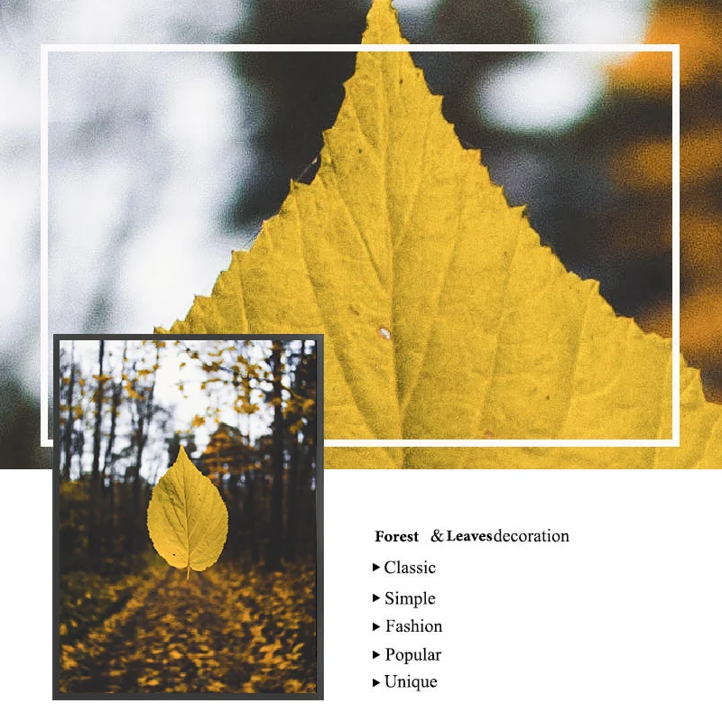 Картина на холсте в виде леса КАПЛЕВИДНАЯ Настенная картина стиле минимализма с