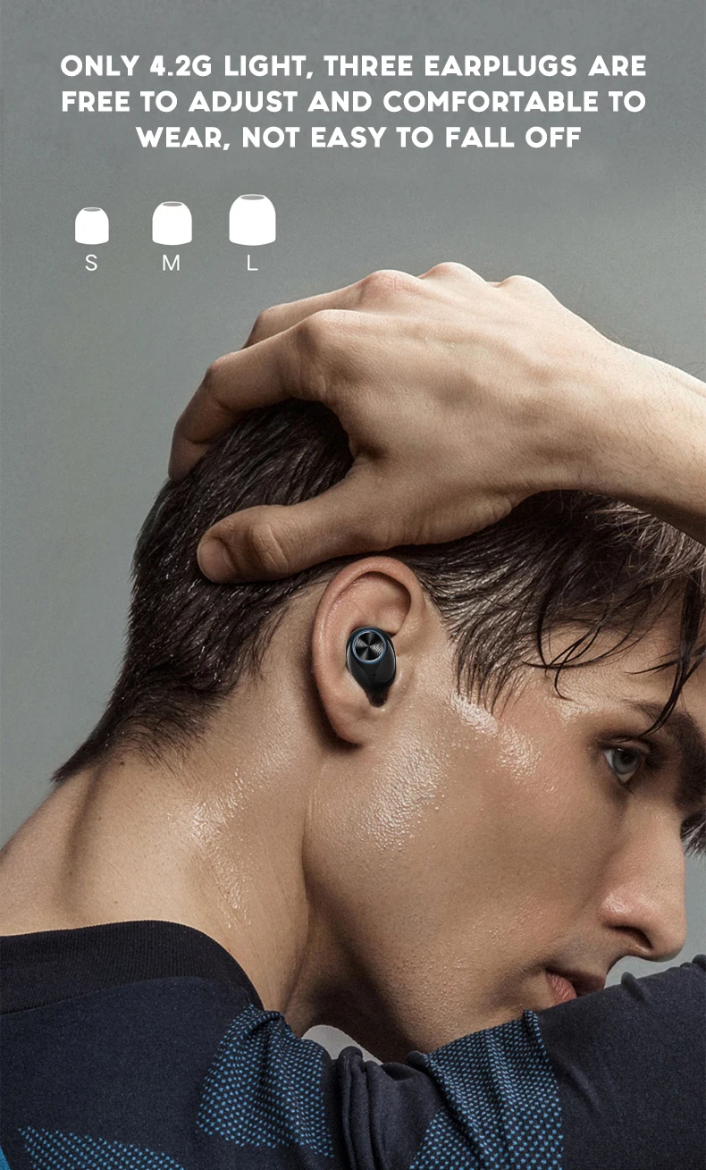CALETOP V6 TWS наушники Bluetooth 5,0 беспроводные наушники-вкладыши стерео наушники водонепроницаемые беспроводные наушники с микрофоном зарядная коробка