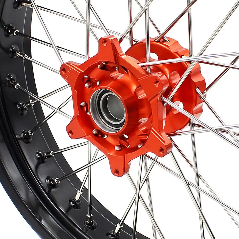 Колесные диски KKE 3 5/5 0 Supermoto для KTM SX SXF XC XCW XCF EXC-F 125 150 200 250 300 350 450 500 505 525 530 2003-2021 Hub |