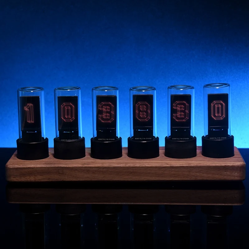 Цифровые часы IPS Nixie Tube электронный календарь 6-значный ЖК-дисплей с отображением