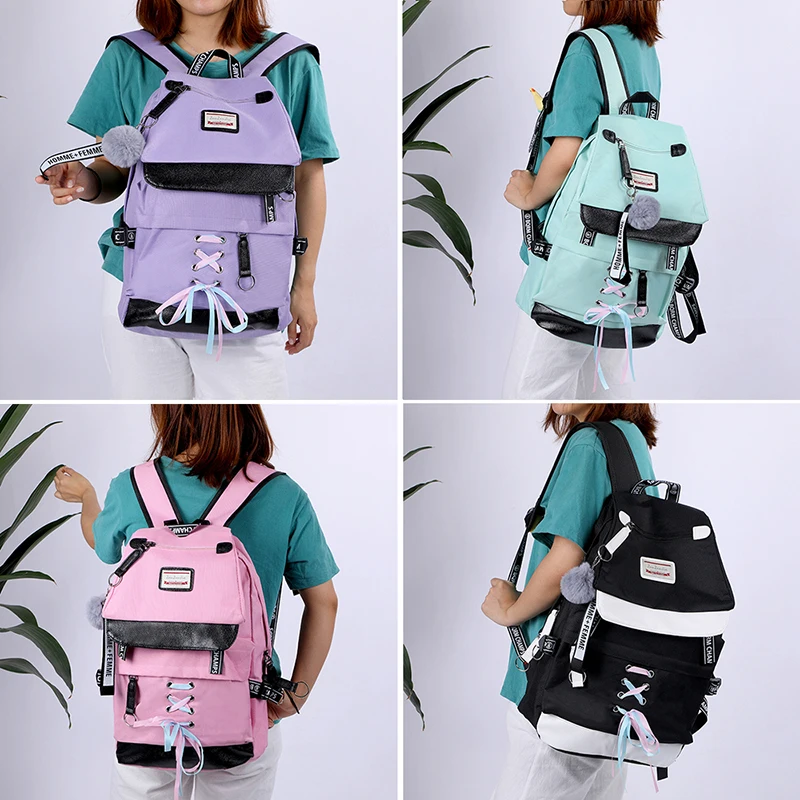 Aisputent Женская мода 2019 повседневная Студенческая сумка для книг Противоугонный