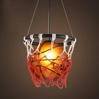 basketball pendant lamp kitchen hanglamp football glass pendant lights kids room industrial lamp hanging light fixture lighting