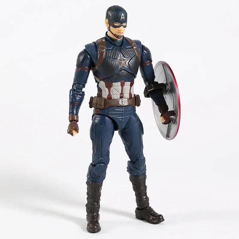 SHF Капитан Америка Мстители Финал ПВХ экшн фигурка Коллекционная модель