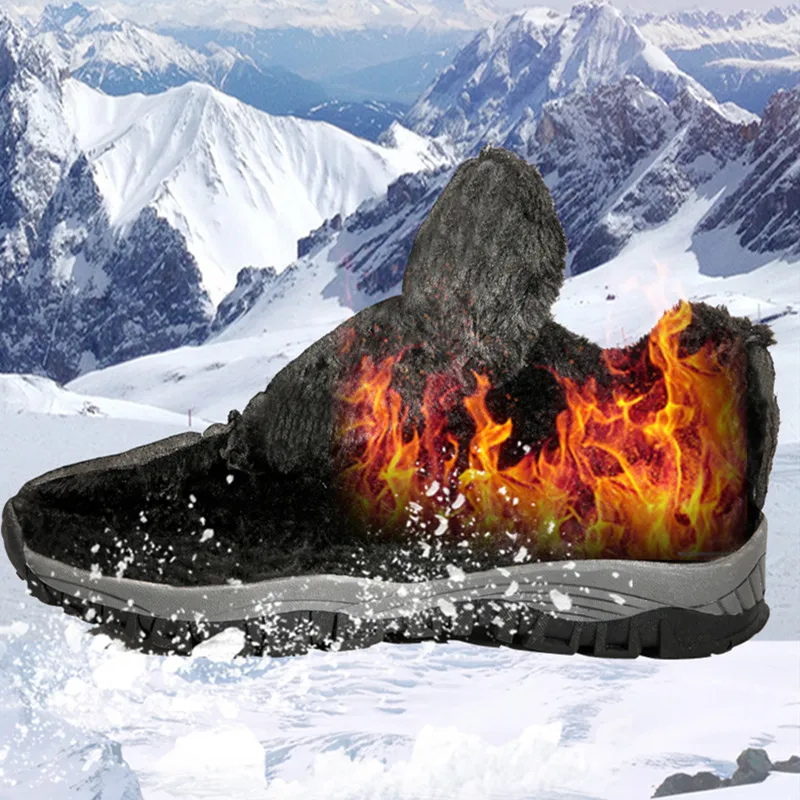 2019 г. Зимние мужские и женские ботинки высококачественные водонепроницаемые