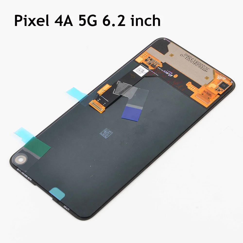 Pantalla t&aacute;ctil LCD para Google Pixel 4A, 5G, G025E, G025I, G6QU3, color negro, AMOLED Original-1