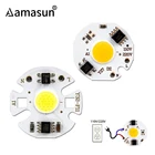 Светодиодный мини-чип Y27 Y32 COB, 220 В, 110 В, 3 Вт, 5 Вт, 7 Вт, 9 Вт, круглый светодиодный чип COB, Диодная лампа для точечного освещения, не требует драйвера, прожектор сделай сам