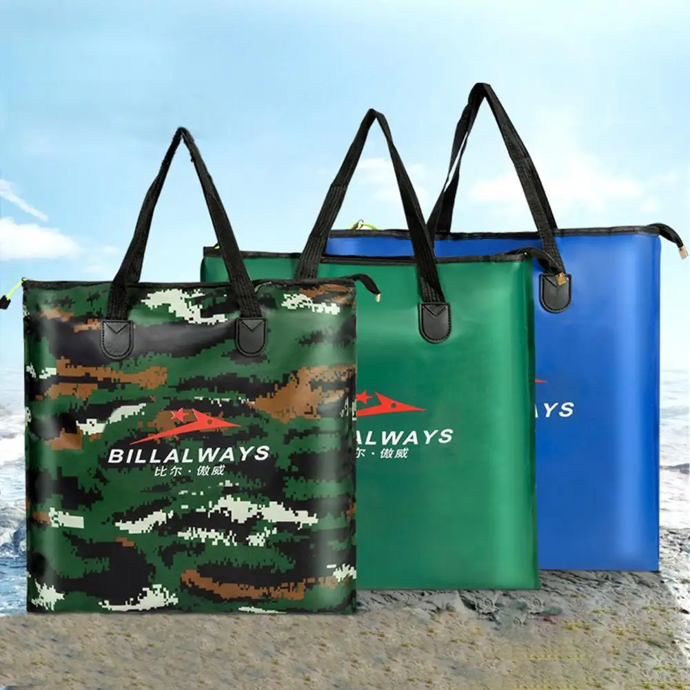 

Fishing Bag Foldable Portable Oxford Cloth Large Capacity Fishing Water Tank for Camping