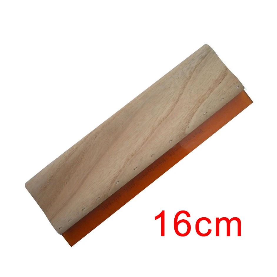 16cm squeegee Скидка 1 шт. шелкография скребок чернил трафаретная печать Алюминиевая эмульсия совок Coater инструменты - Цвет: 16cm squeegee