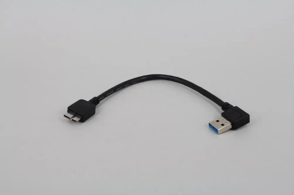 30cm 90 degree right angled Micro B USB 3.0 Data Sync Charging Short Cable for USB3.0 Mobile hard disk | Электроника