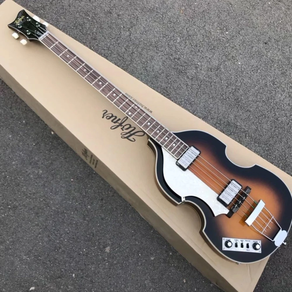 Новинка 2020 lefty Hofner Современная серия басов леворукий HCT-500/1-SB бас BB2 3 шт. шейный