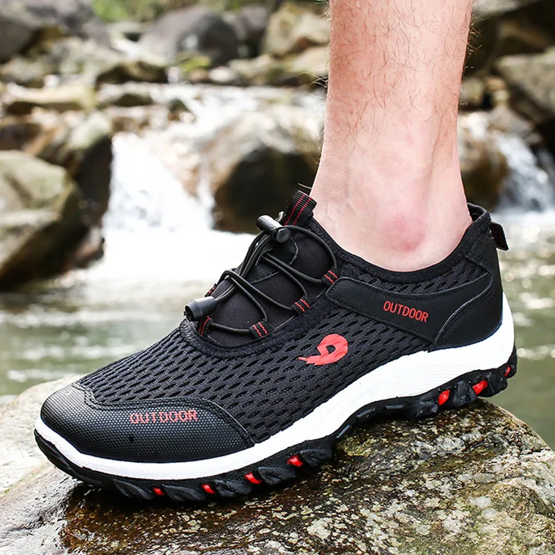 Мужская Уличная обувь для походов 2020 летние дышащие водонепроницаемые мягкие