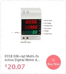 Dykb DC 200V 0-500A кулометр измерителль батареи монитор напряжение тока мощность литий-ионная Lipo Lifepo4 свинцовый тестер кислотности