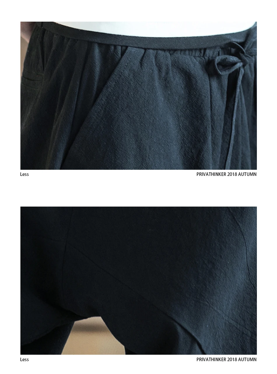 Sinicism 5XL мужские дикие промежности шаровары летние мешковатые брюки из натурального хлопка размера плюс мужские дикие ноги свободные брюки шнурок