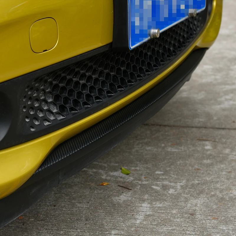 Автомобильный передний бампер наклейка из углеродного волокна наружное