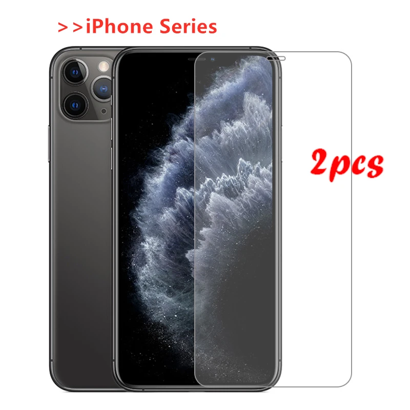 

Tempered Glass For iPhone SE 2020 11 Pro Max XR 8 Screen Protector Protective Glass For iPhone 5 7 8 6s Plus XS 11 Pro SE2 Glass