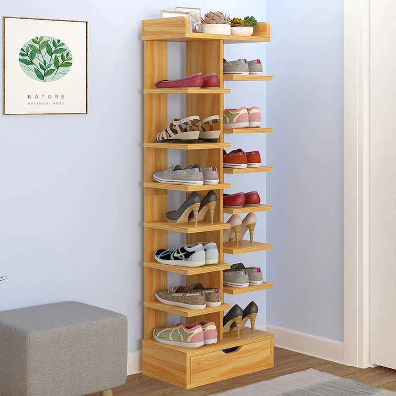 15% многоуровневый Держатель Для Обуви Высокая плотность ДВП дисплей и стеллаж