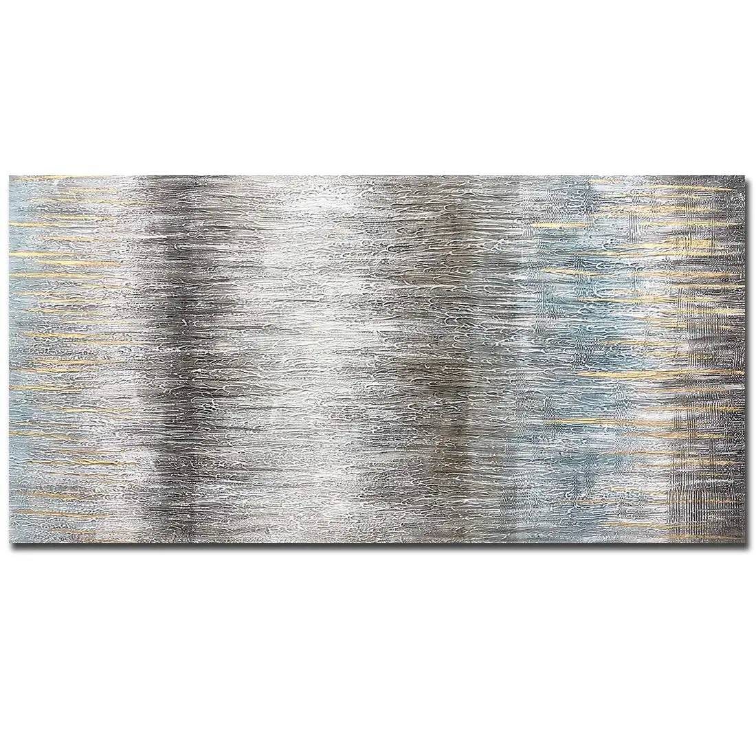 

Textured Hand-Painted Modern Oil Paintings Rectangular Abstract Contemporary Artwork Home Living Room Wall Decor Art No Framed