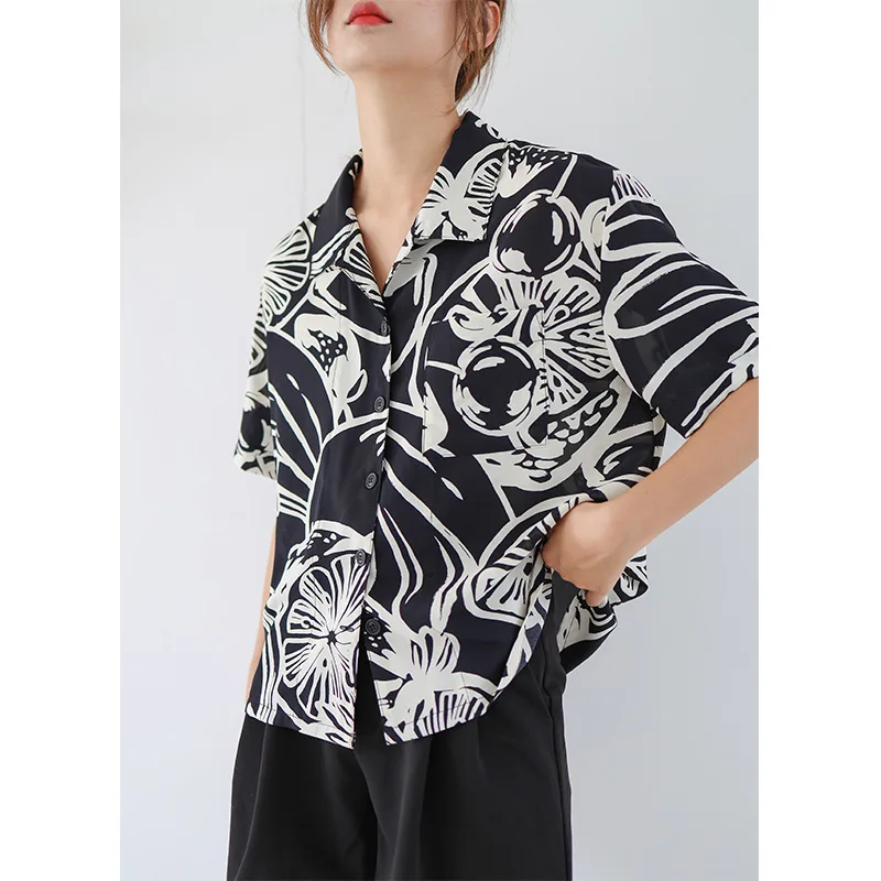 Женская блузка лето 2019 корейский Кардиган-кимоно шикарная Повседневная рубашка