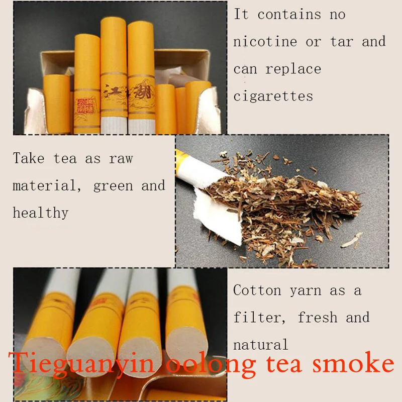

Morlvaro Cigarette NO Nicotine Green Cigarette Herbal Smoke Tea Thick Cigarette Quit smoking 100% Tobacco Free -100% Nicotine