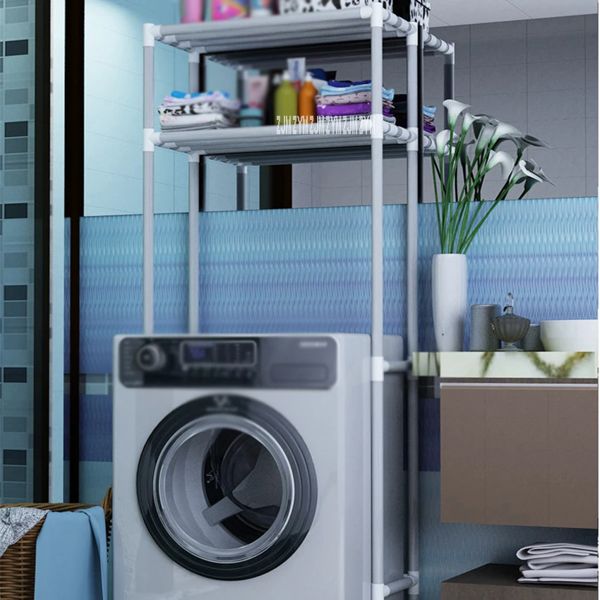 Металлическая полка для унитаза без пробивания отверстий напольный тип хранения