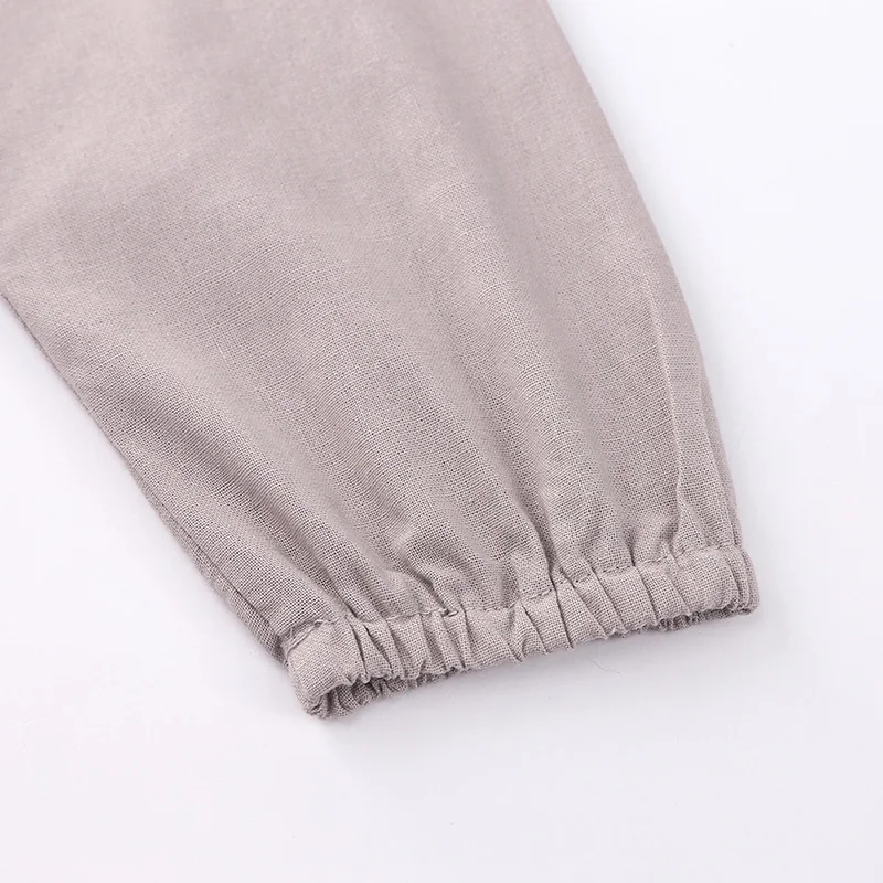 Однотонный Детский комбинезон Elvesnest милая мультяшная детская одежда хлопковые