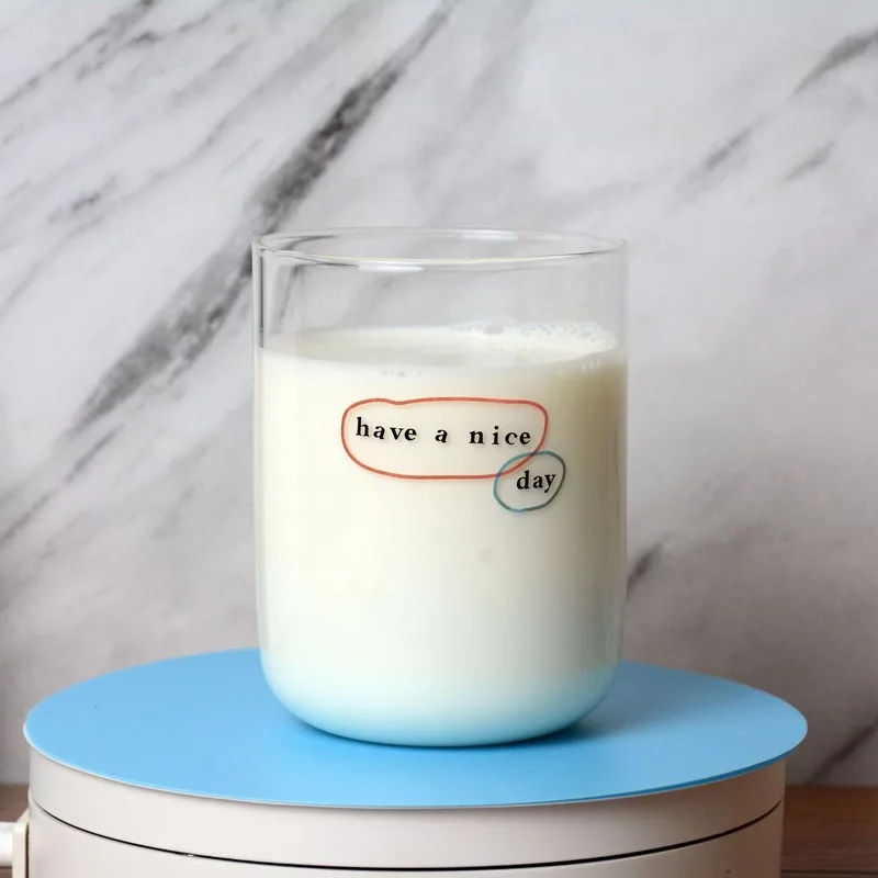 Корейская стеклянная бутылка для воды модная офисная чашка кофейная кружка